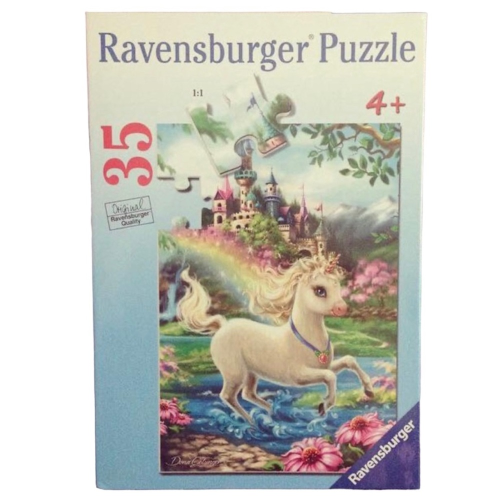 🧩 Ravensburger Unicorn Castle Puzzle 35 PCS / NEW (still sealed)